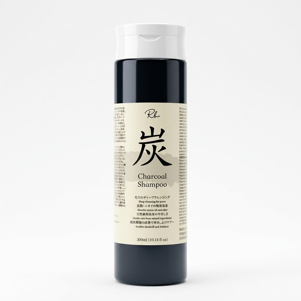 RB Charcoal Shampoo 300ml deep cleansing Japanese scalp care