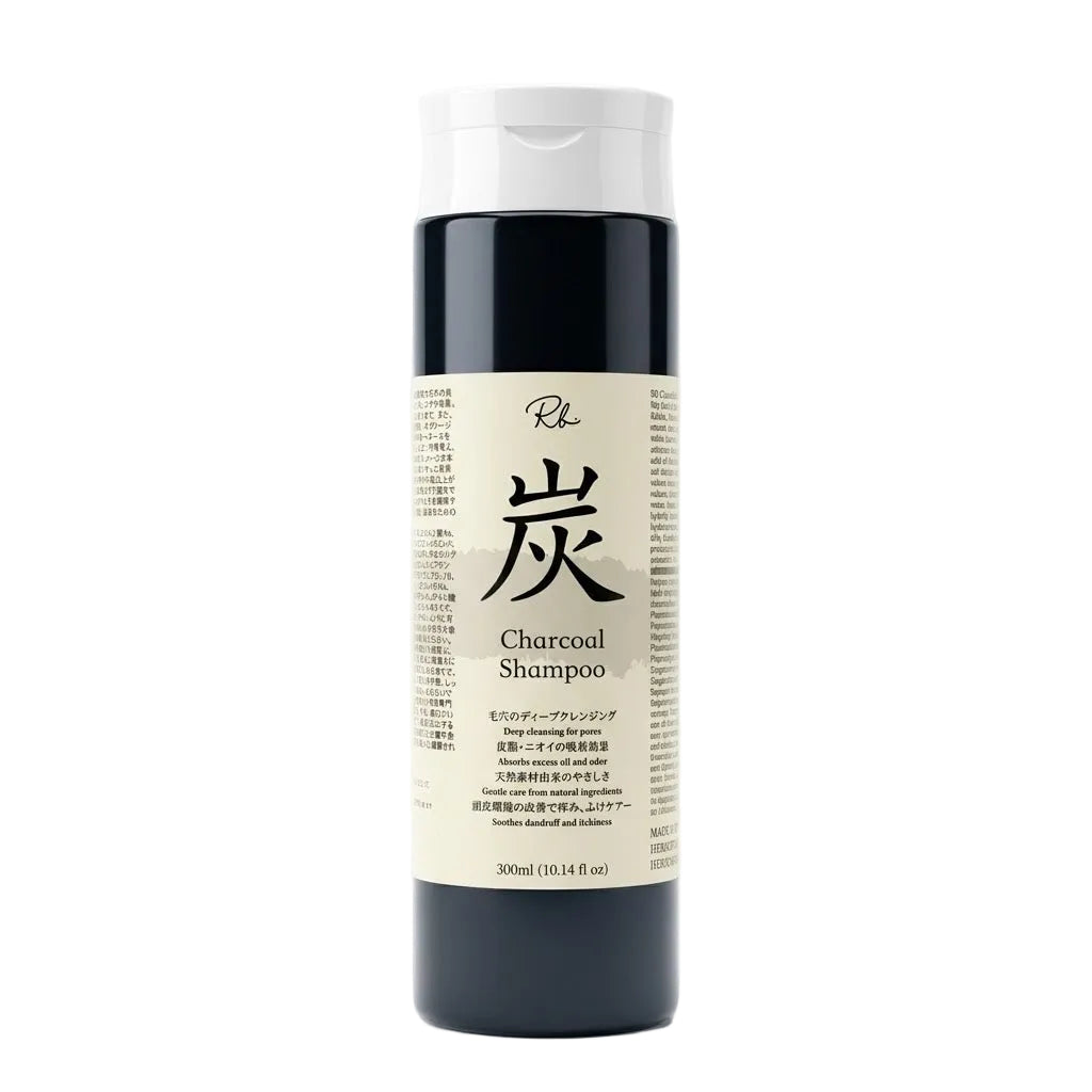 RB Charcoal Shampoo 300ml deep cleansing Japanese scalp care