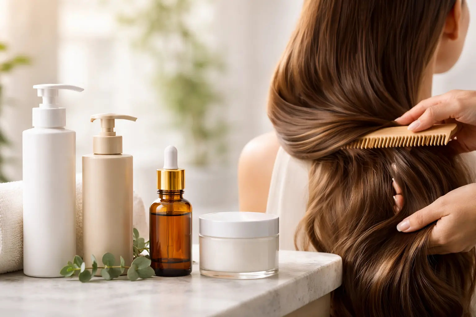 Salon-professional hair care products for smooth, healthy hair at Kija Hair Salon