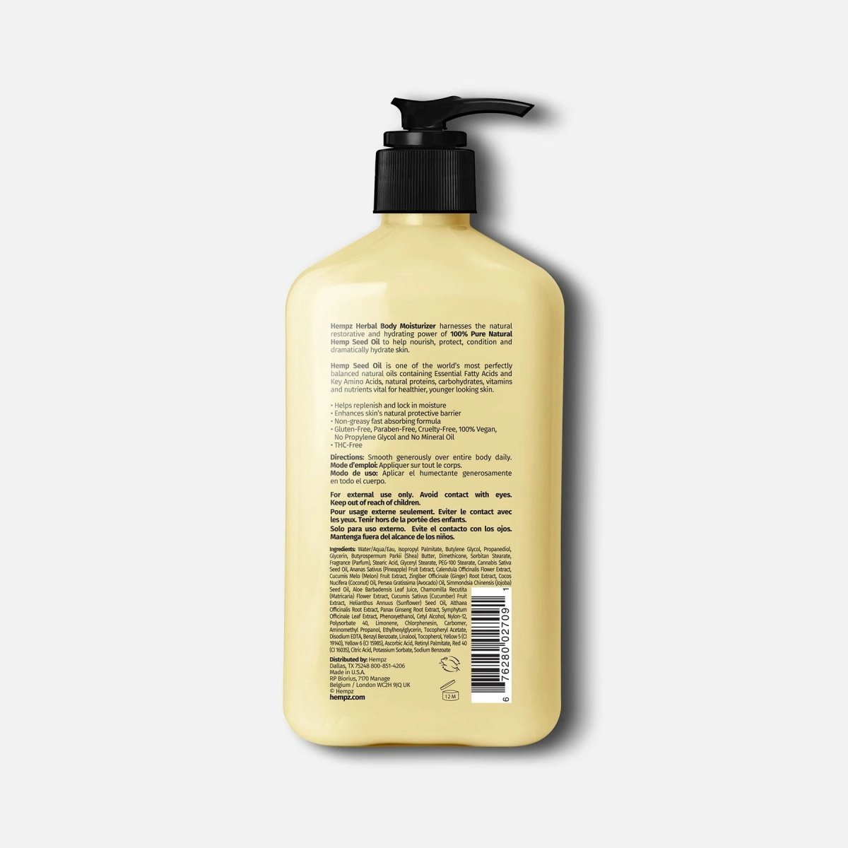 Hempz Sweet Pineapple and Honey Melon Herbal Body Moisturizer - Kija Hair Salon