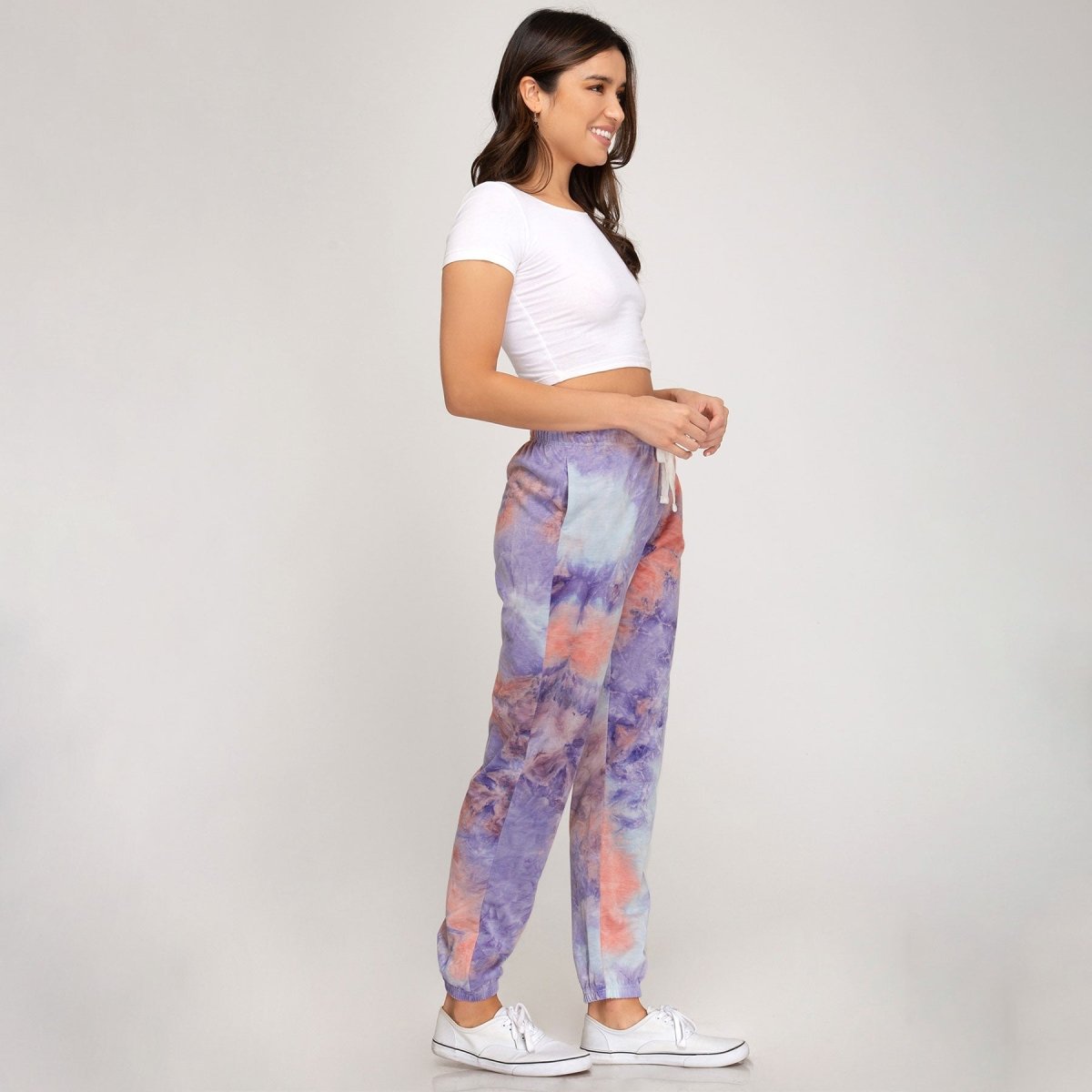 She + Sky Pastel Tie - Dyed Joggers - Kija Hair Salon